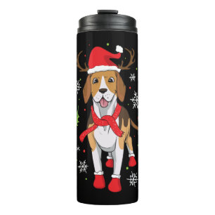 Beagle Christmas Funny Christmas Gift Thermal Tumbler