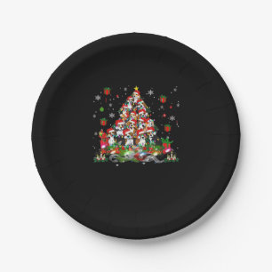 Beagle Christmas Funny Tees Beagle Xmas Tree Dog E Paper Plate