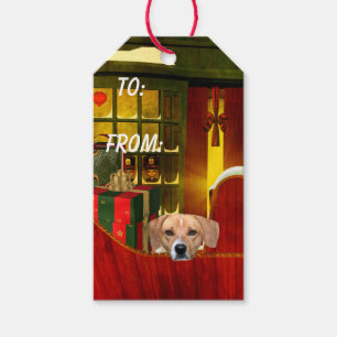 Beagle Christmas Gift Tags