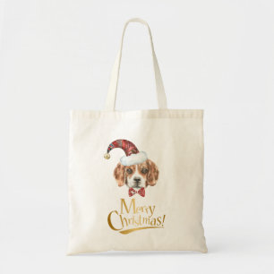 Beagle Christmas Tote