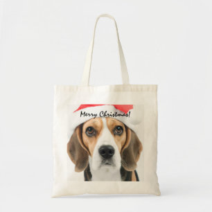 Beagle Christmas Tote Bag