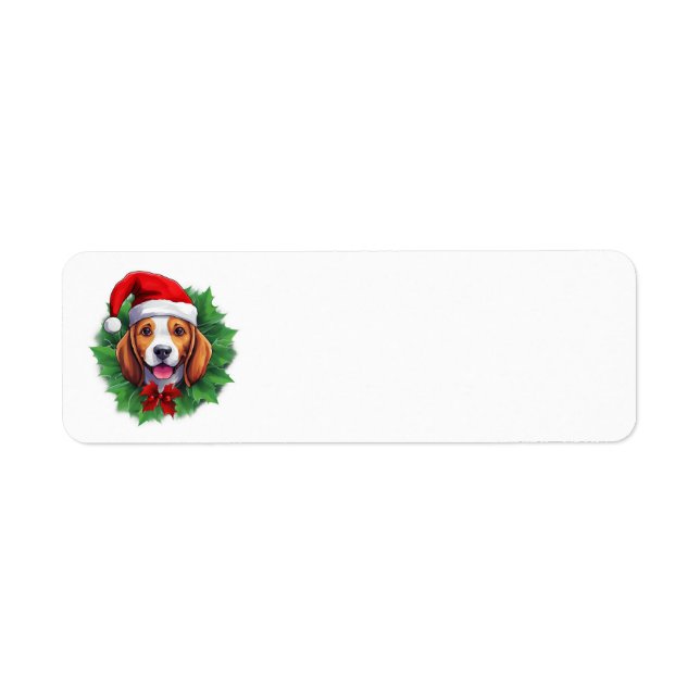 Beagle Christmas wreath (Front)