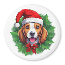 Beagle Christmas wreath