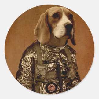 Beagle Classic Round Sticker
