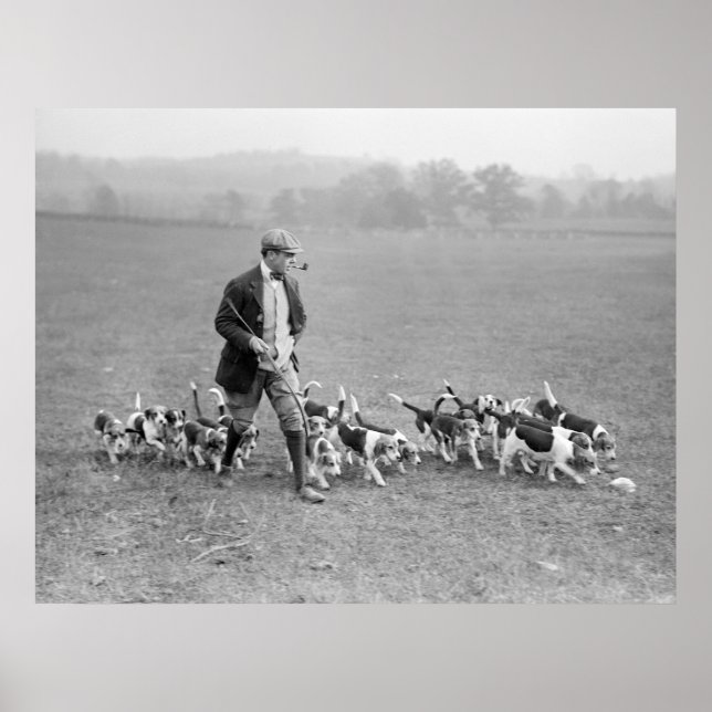 Beagle Club, 1914 Poster (Front)