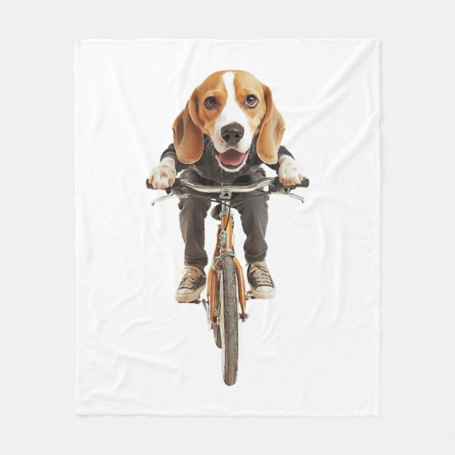 Beagle Copy Copy Copy Fleece Blanket (Front)