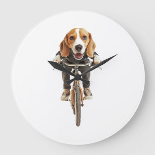 Beagle Copy Copy Copy Large Clock