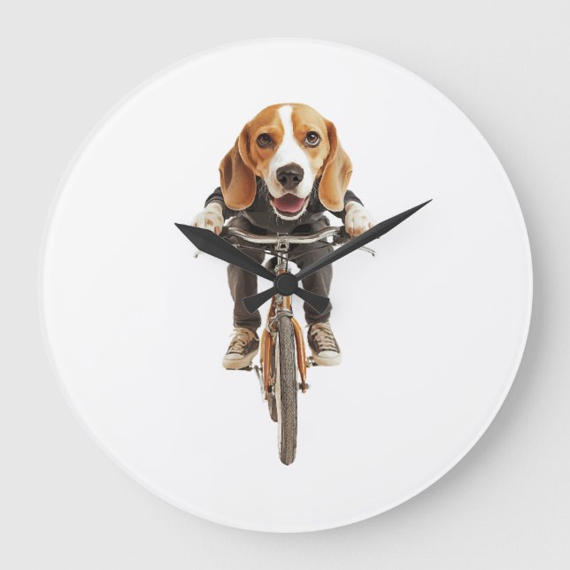 Beagle Copy Copy Copy Large Clock (Front)