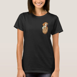 Beagle Cute Animal Pet Dog Owner Pocket Beagle T-Shirt