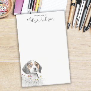 Beagle Cute Puppy Personalized Dog Lover Post-it Notes