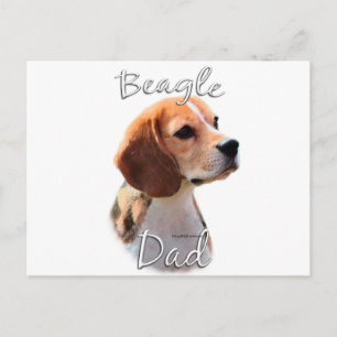Beagle Dad 2 Postcard