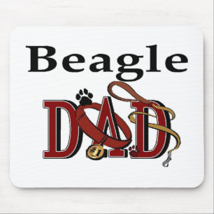 Beagle Dad Apparel Gifts Mouse Pad