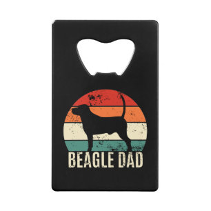 Beagle Dad Credit Card Bottle Opener