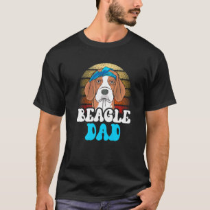 Beagle Dad Dog  Beagles Puppy Father Daddy Papa T-Shirt