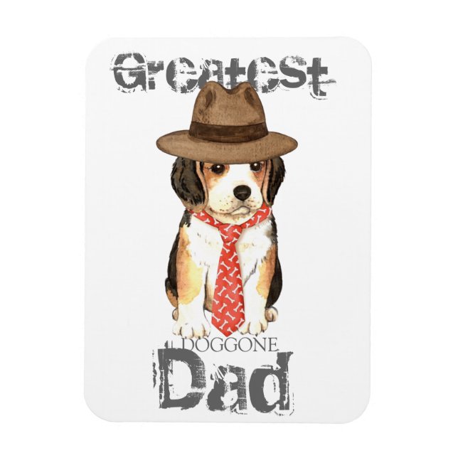 Beagle Dad Magnet (Vertical)