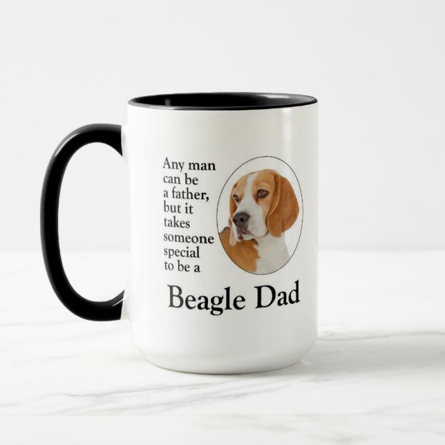 Beagle Dad Mug (Left)