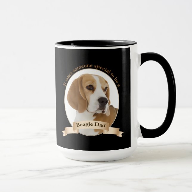 Beagle Dad Mug (Right)