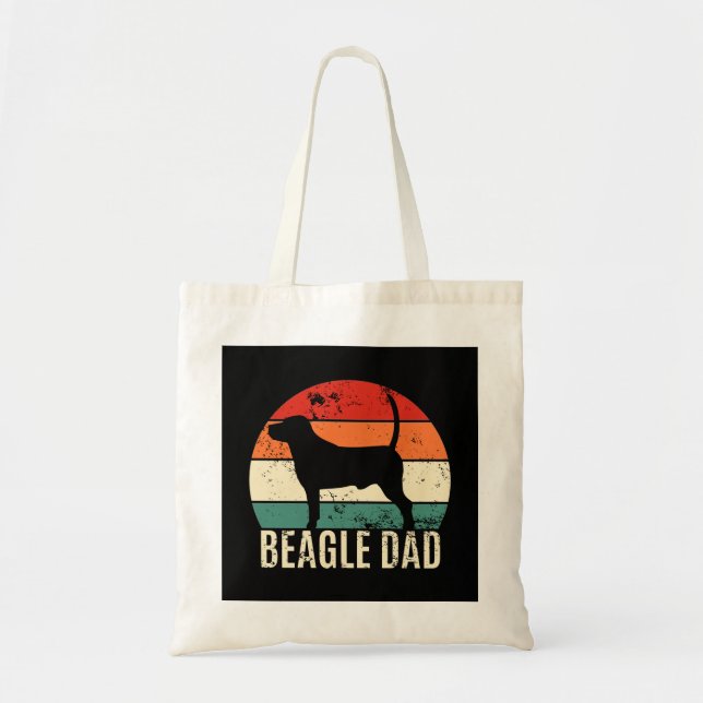 Beagle Dad Tote Bag (Front)