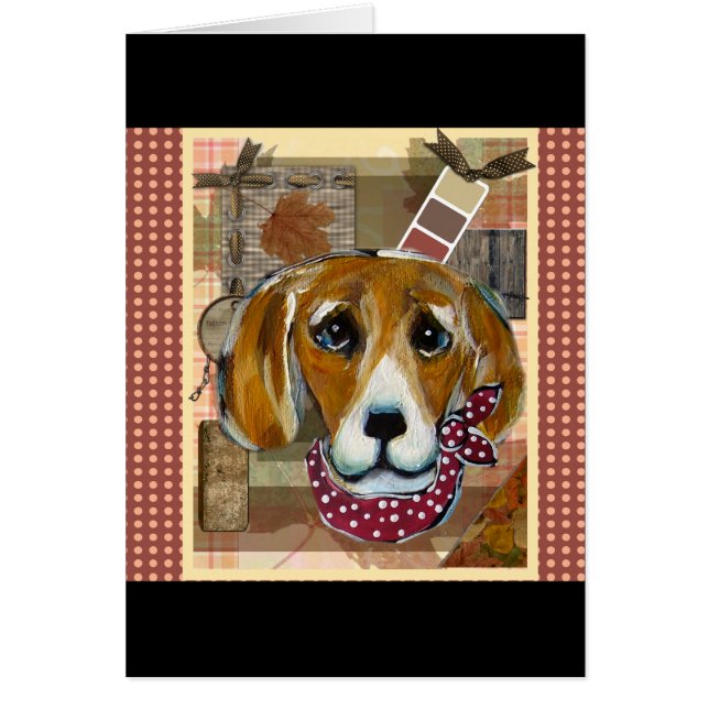 BEAGLE DE REMERCIEMENT (Devant)