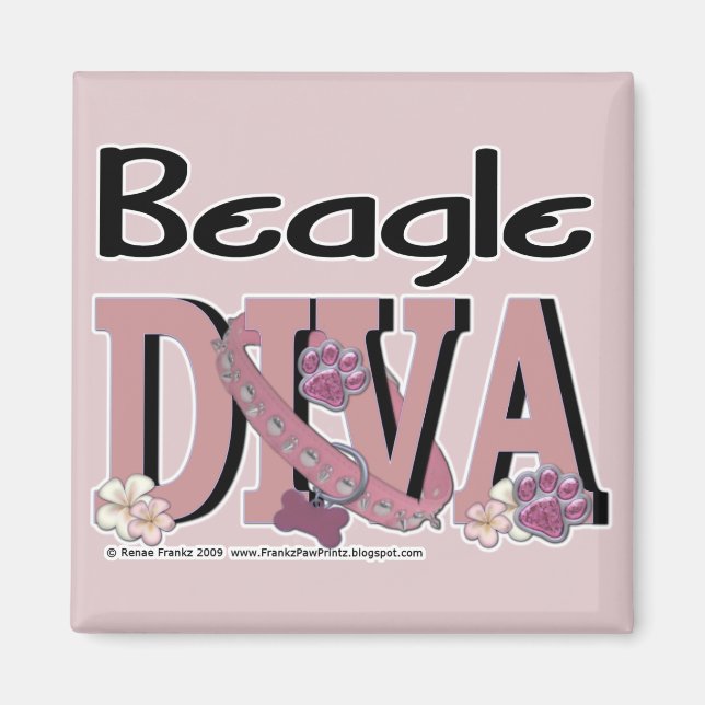Beagle DIVA Magnet (Front)