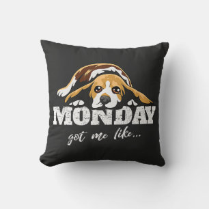 Beagle Dog Breed Premium/ Beagle Dog Lovers Throw Pillow