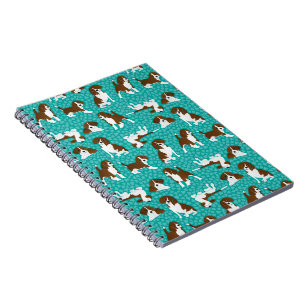Beagle dog breed - turquoise notebook