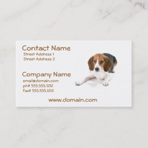 Beagle Dog Business Card