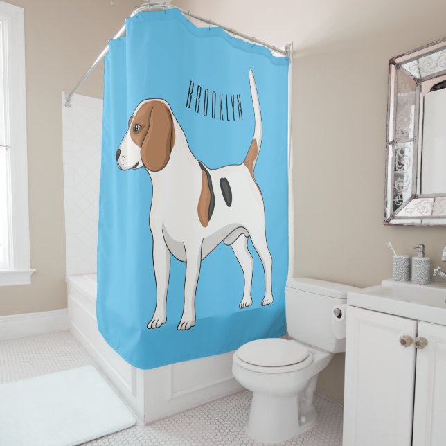 Beagle dog cartoon illustration  (In Situ)