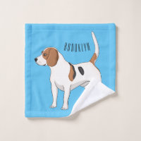 Beagle dog cartoon illustration