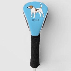 Beagle dog cartoon illustration  golf head cover