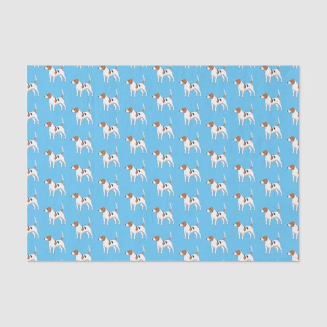 Beagle dog cartoon illustration  tissue paper (Front)