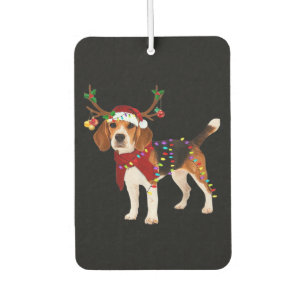 beagle dog christmas Classic T-Shirt Air Freshener