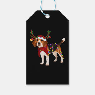 beagle dog christmas Classic T-Shirt Gift Tags