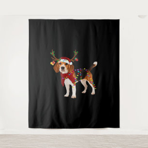 beagle dog christmas Classic T-Shirt Tapestry