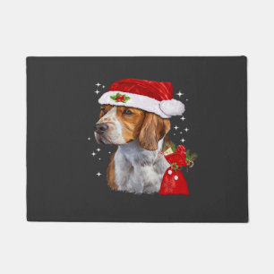 Beagle Dog Christmas T Shirt Dog Family Christmas Doormat