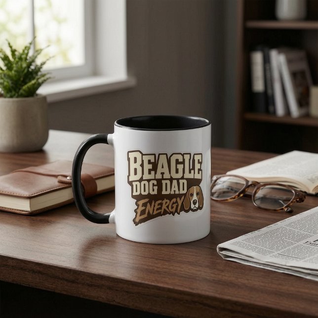 Beagle Dog Dad Energy Mug (Beagle Dog Dad Energy Mug)