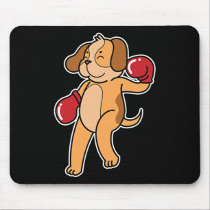 Beagle Dog Does Boxing Mouse Pad