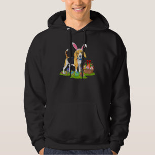 Beagle Dog Easter Egg Hunting Bunny Beagle Easter  Hoodie