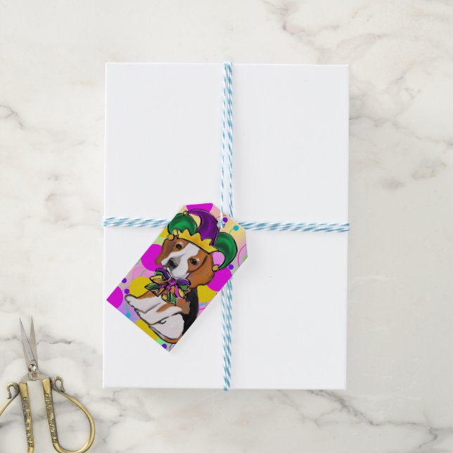 Beagle Dog Gift Tags (With Twine)