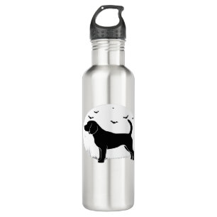 Beagle Dog � Halloween Moon Silhouette Oversized T 710 Ml Water Bottle