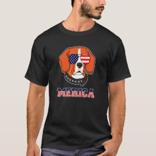Beagle Dog July 4th T-Shirt