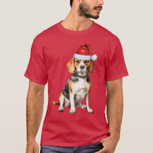 Beagle Dog Lover Funny Christmas T-Shirt