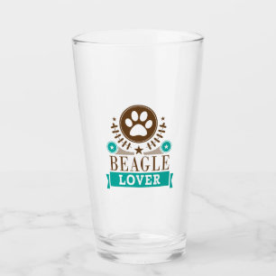 Beagle Dog Lover Glass