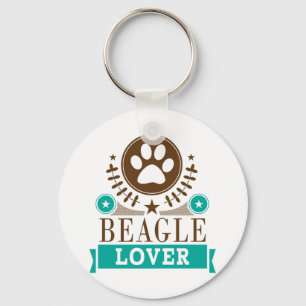 Beagle Dog Lover Keychain