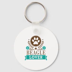 Beagle Dog Lover Keychain