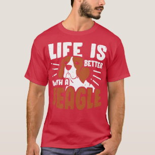 Beagle Dog Lover Mom Dad Gift  T-Shirt
