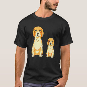 Beagle Dog Mama Puppy Hunting Dog   T-Shirt