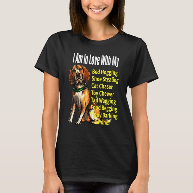 Beagle Dog Meme T-Shirt (Front)