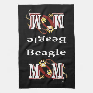 Beagle Dog MOM Kitchen Towel