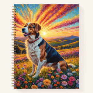 Beagle dog notebook